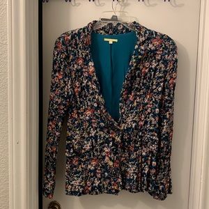 Gianni bini floral blazer size medium used good condition
